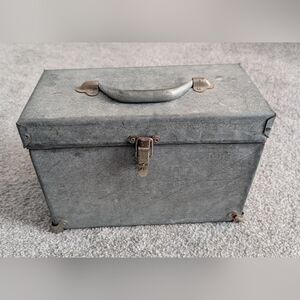 Rustic Silver Metal Box